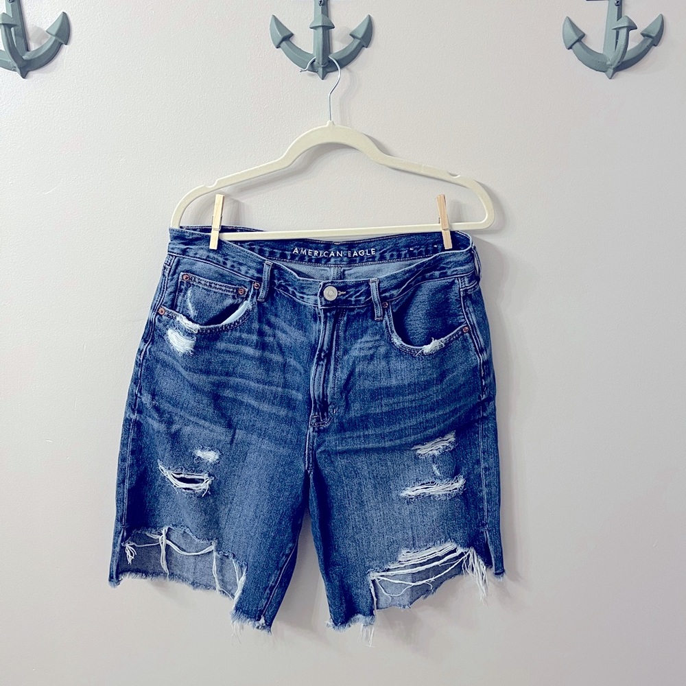 American Eagle High Waisted Denim Shorts